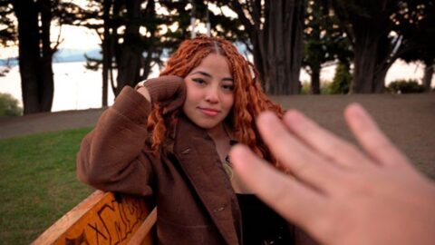 I Meet With A Beautiful Colombian Girl In A Church In Barilocha Argentina And Offer Her Money For Fucking