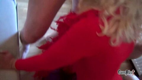 Dutch Teen Christmas Kitty Loves Her Very Warm