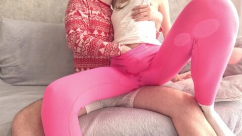 Made Her Squirt In Leggings | Double Creampie