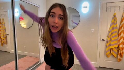 Oops! Step-Sister Accidentally Crashes Into Her On Roller Skates